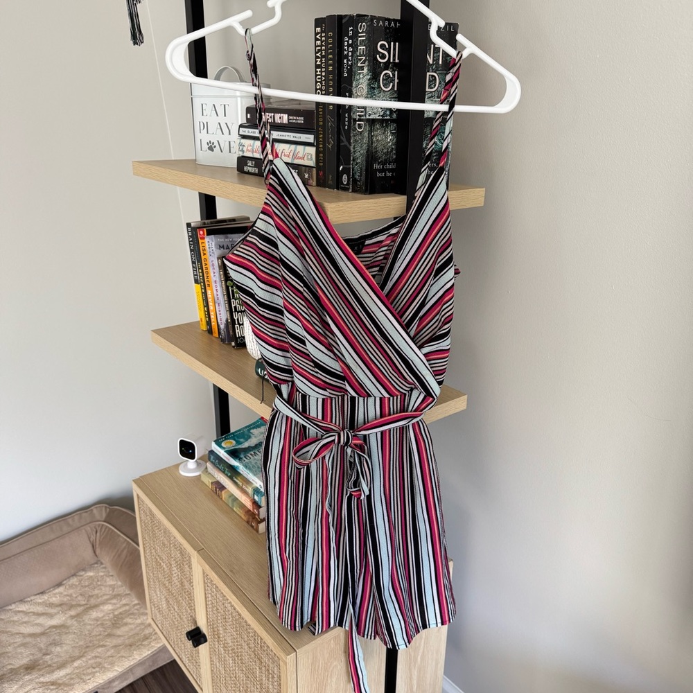 Vibrant Striped Romper